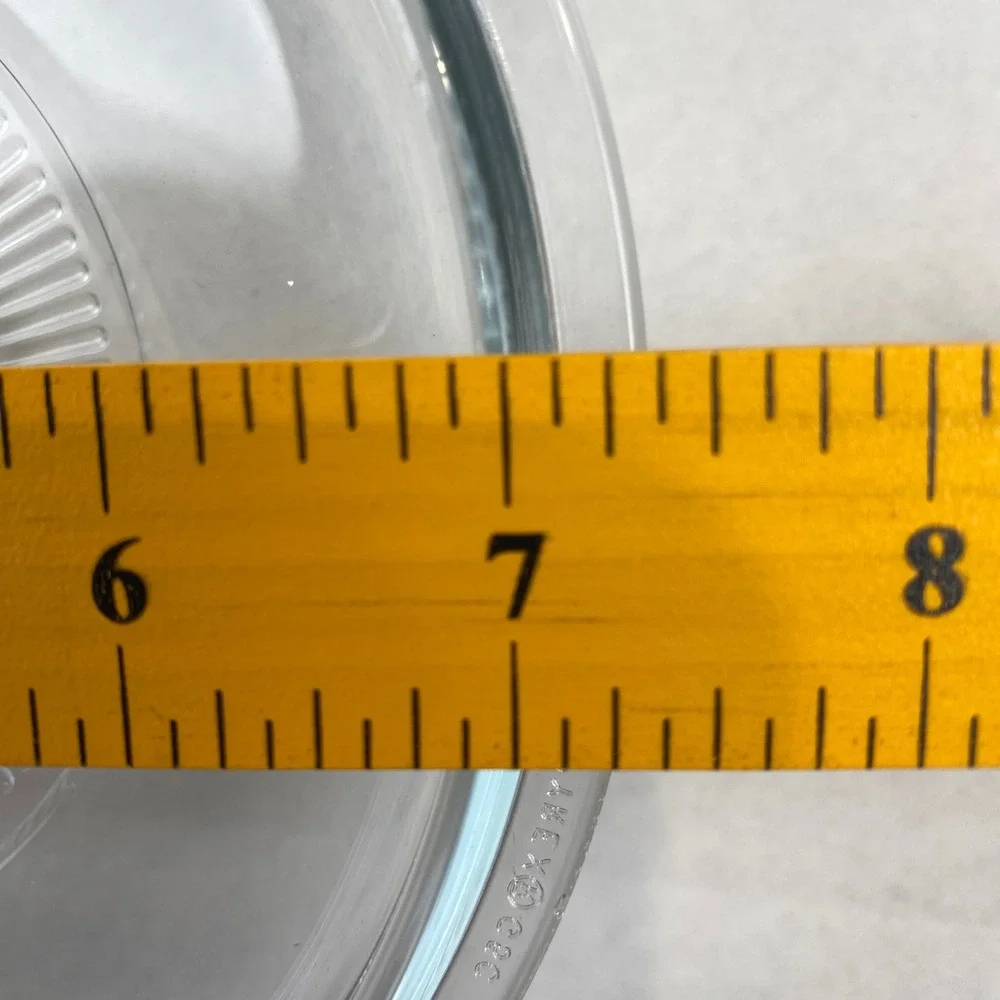 Vintage Pyrex G5C 20 Glass Lid Clear Sunburst Pattern 7.25 Inch Replacement